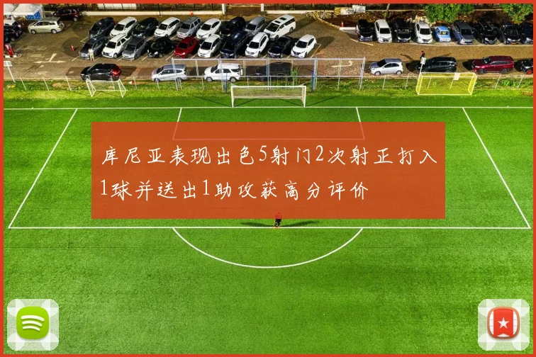 库尼亚表现出色5射门2次射正打入1球并送出1助攻获高分评价